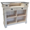 Meuble bar bistrot en pin massif de 140cm de large - Chester