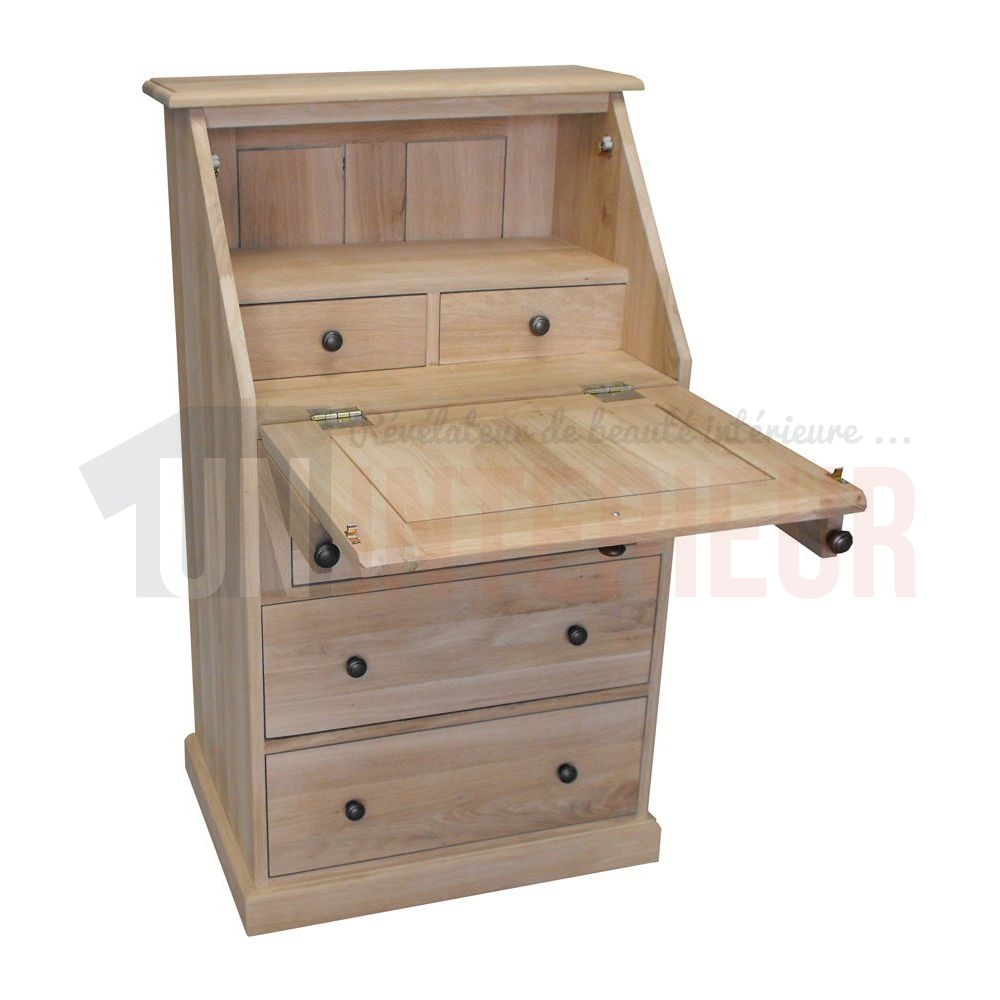 Secrétaire Bureau en Bois Massif