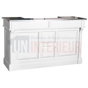Meuble de bar en pin massif 160cm - Chester