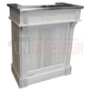 Meuble bar bistrot en pin massif 90cm - Chester